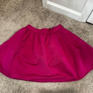 Express Fuchsia Skater Skirt